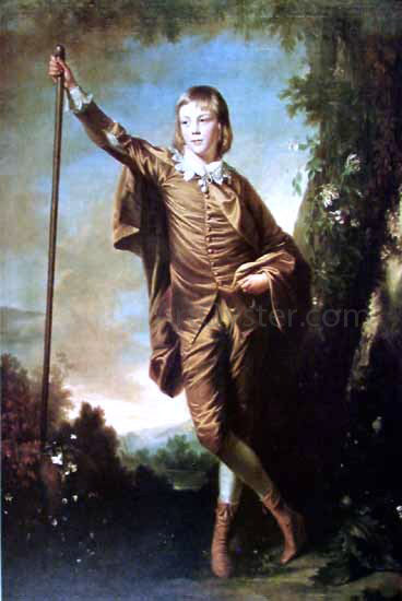 Sir Joshua Reynolds Brown Boy - Hand Painted Oil Painting