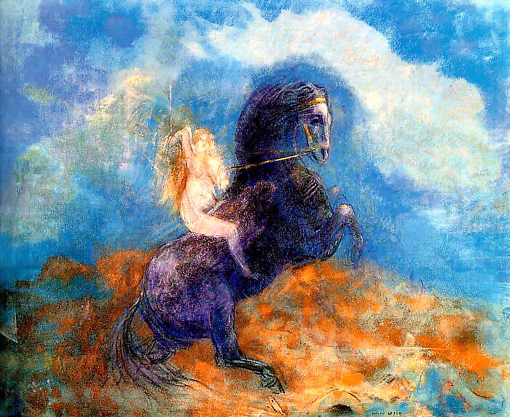  Odilon Redon Brunhild (also known as The Valkyrie) - Hand Painted Oil Painting