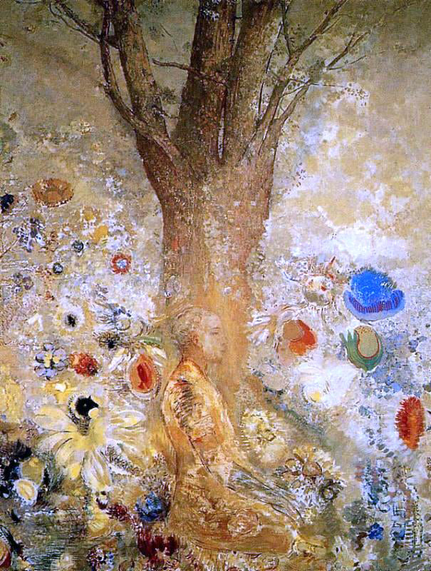  Odilon Redon Buddah in His Youth - Hand Painted Oil Painting