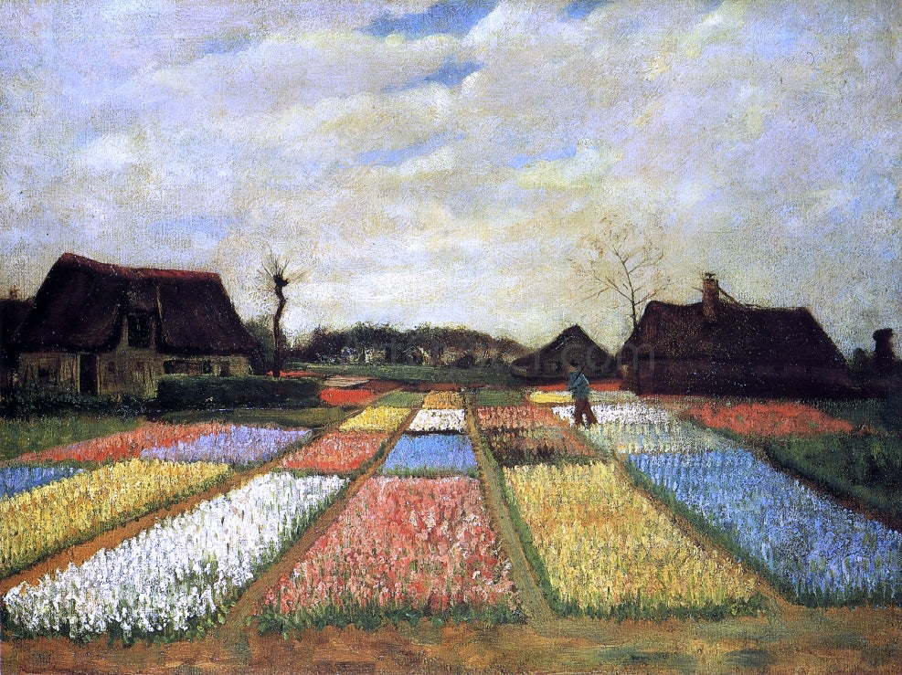 Vincent Van Gogh A Bulb Field (also known as Flower Beds in Holland) - Hand Painted Oil Painting
