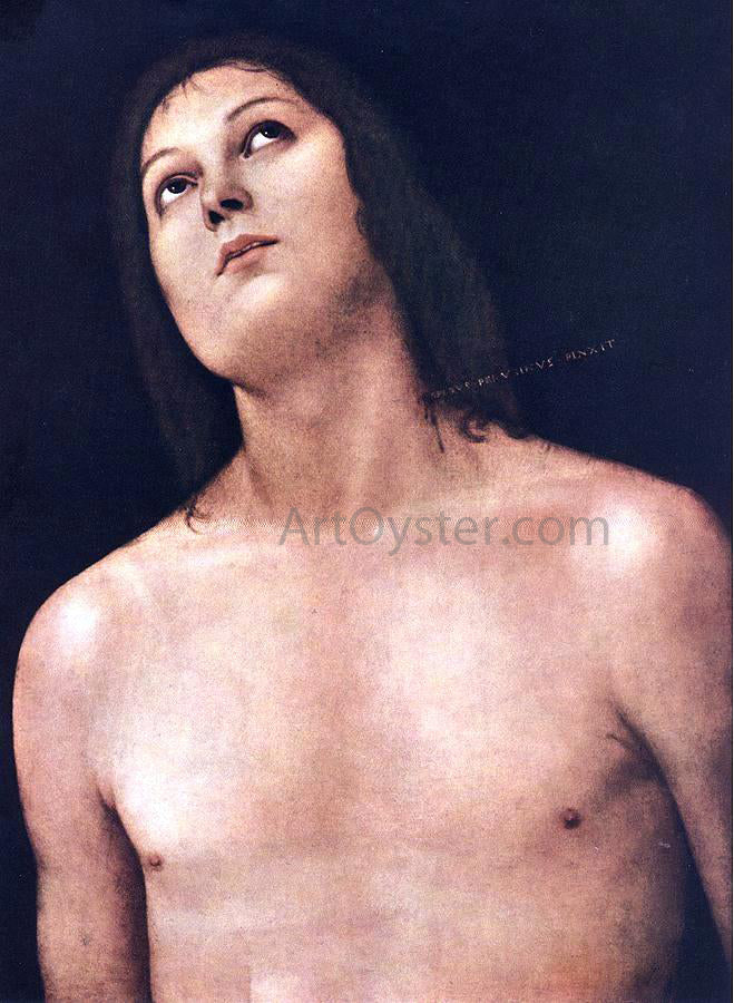  Pietro Perugino Bust of St. Sebastian - Hand Painted Oil Painting