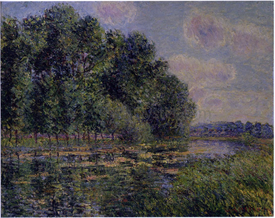 Gustave Loiseau By the Eure River in Summer - Hand Painted Oil Painting
