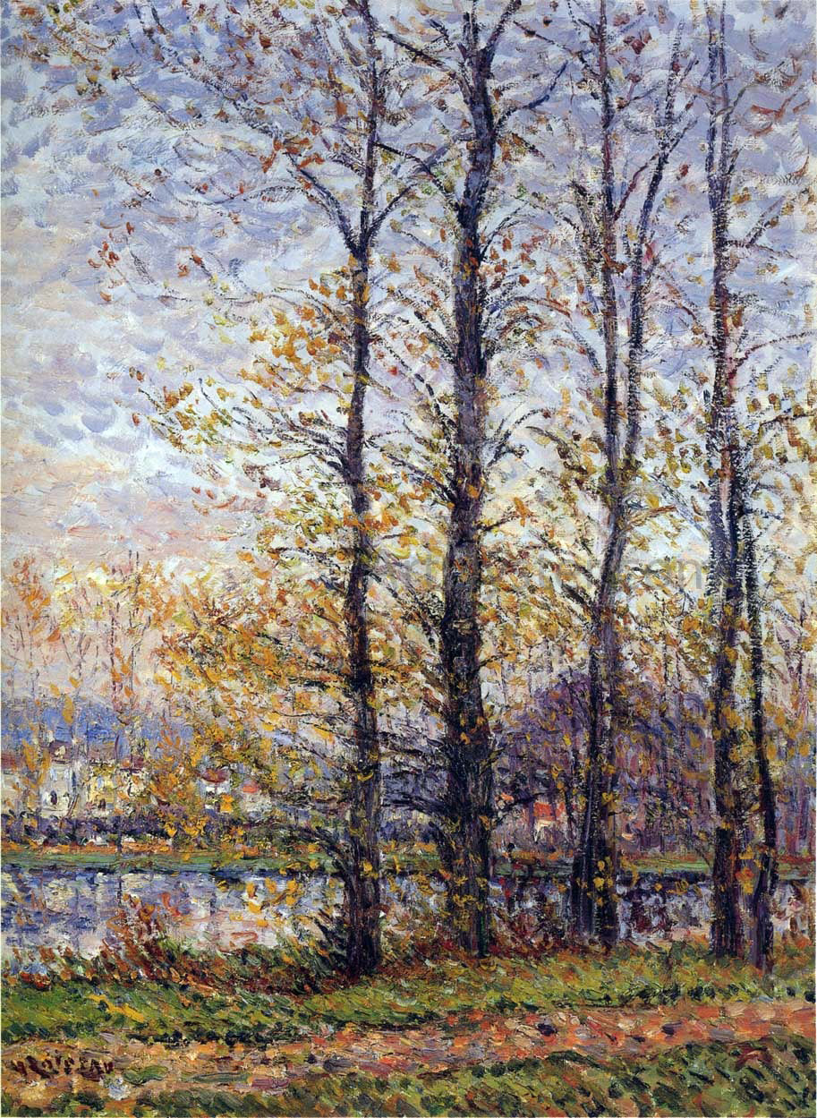 Gustave Loiseau By the Oise at Precy - Hand Painted Oil Painting