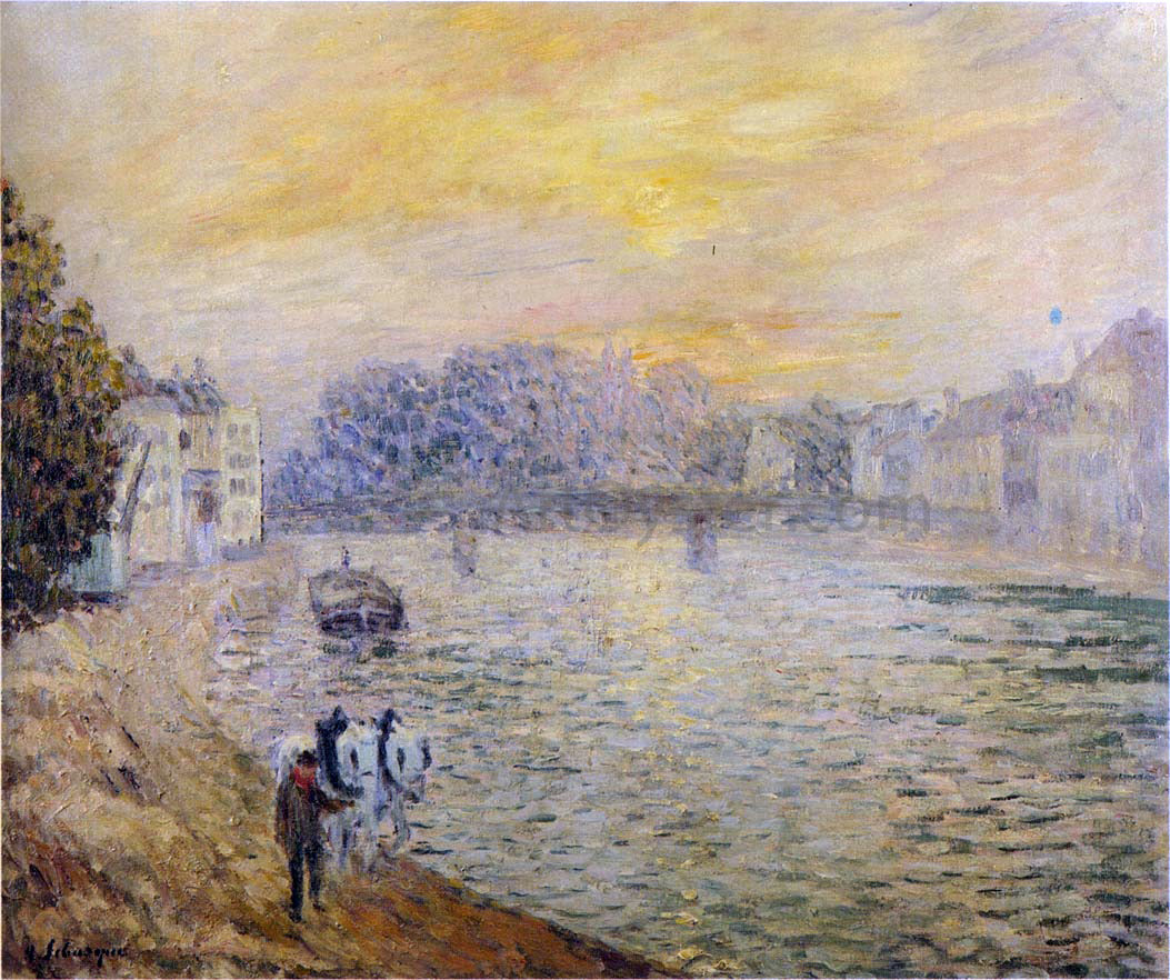 Henri Lebasque By the River - Hand Painted Oil Painting