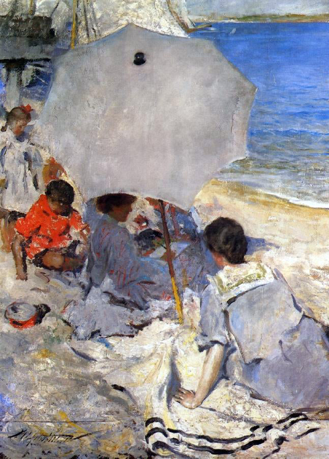 Charles Webster Hawthorne By the Sea - Hand Painted Oil Painting