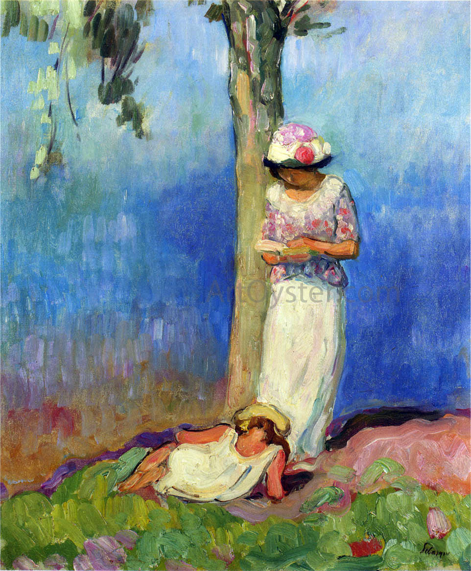 Henri Lebasque By the Tree - Hand Painted Oil Painting