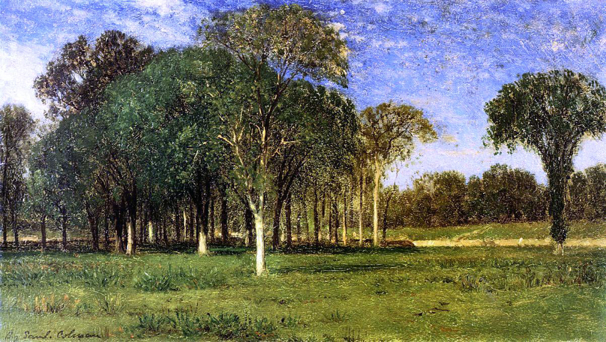 Jr. Samuel Colman By the Woods - Hand Painted Oil Painting