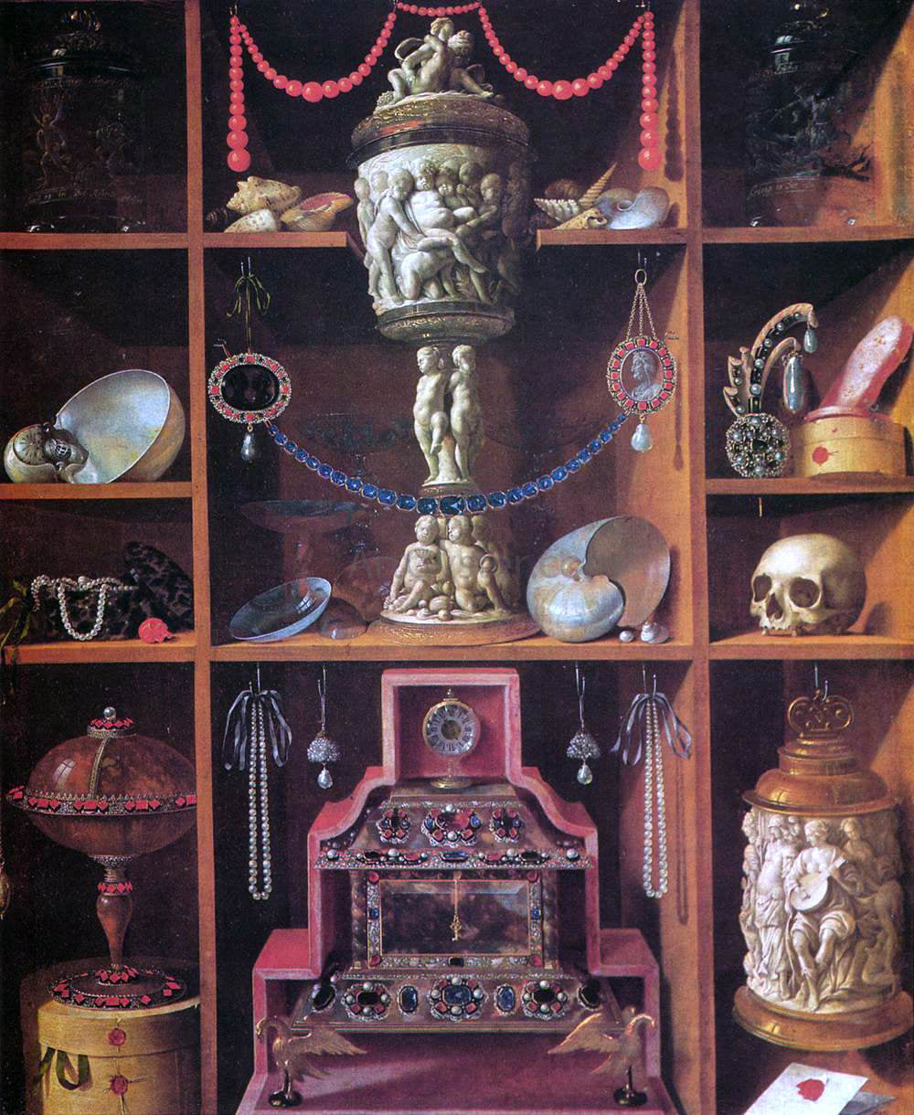 Georg Hainz Cabinets of Curiosities - Hand Painted Oil Painting