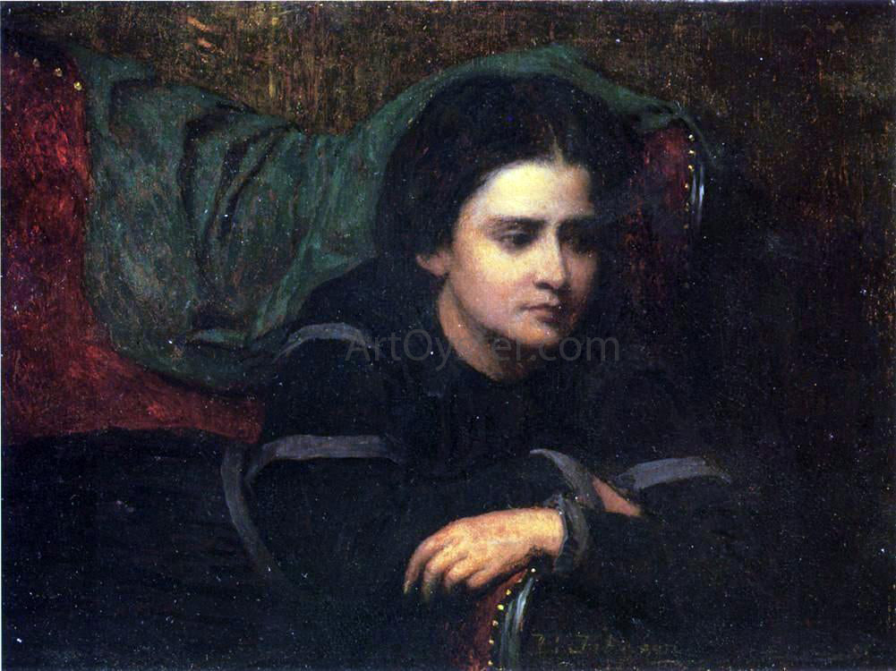 Eastman Johnson Cachette - Hand Painted Oil Painting