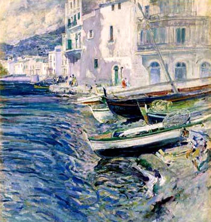 Segundo Matilla Marina Cadaques - Hand Painted Oil Painting