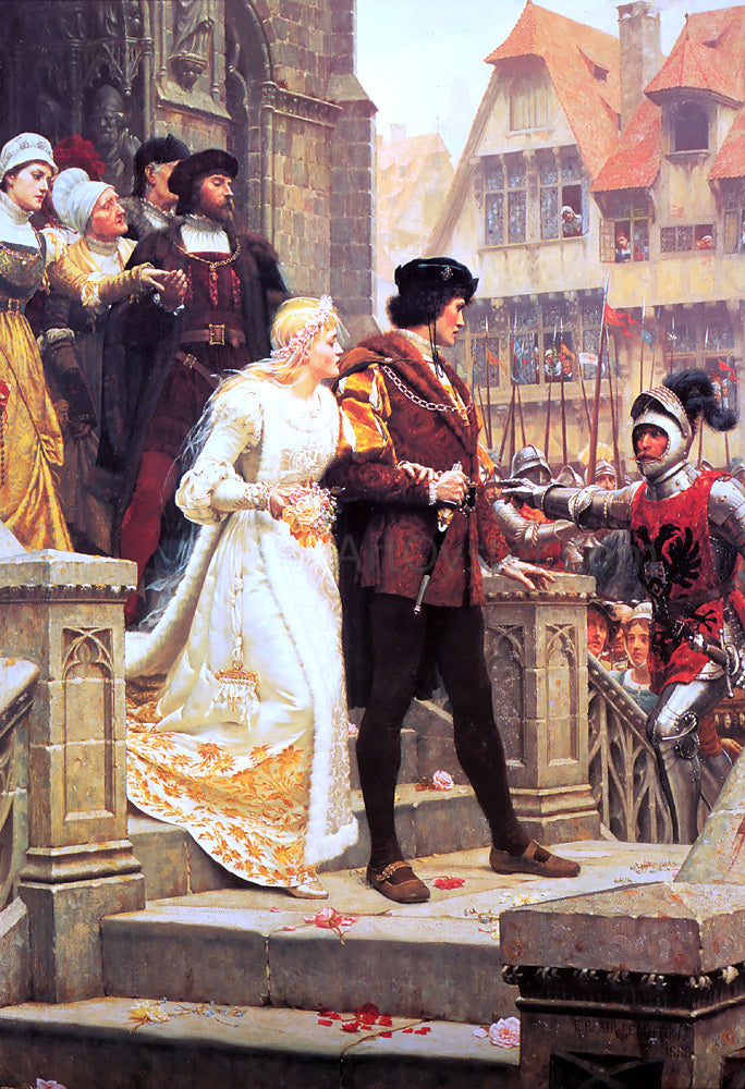  Edmund Blair Leighton Call to Arms - Hand Painted Oil Painting