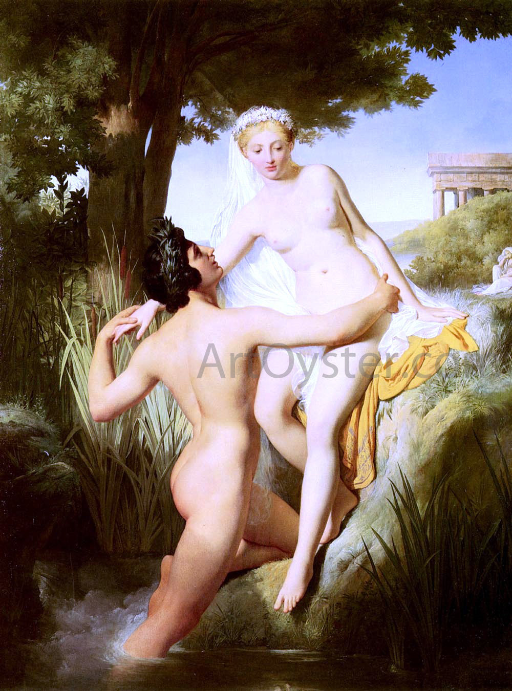 Raymond Quinsac Monvoisin Callirhoe - Hand Painted Oil Painting
