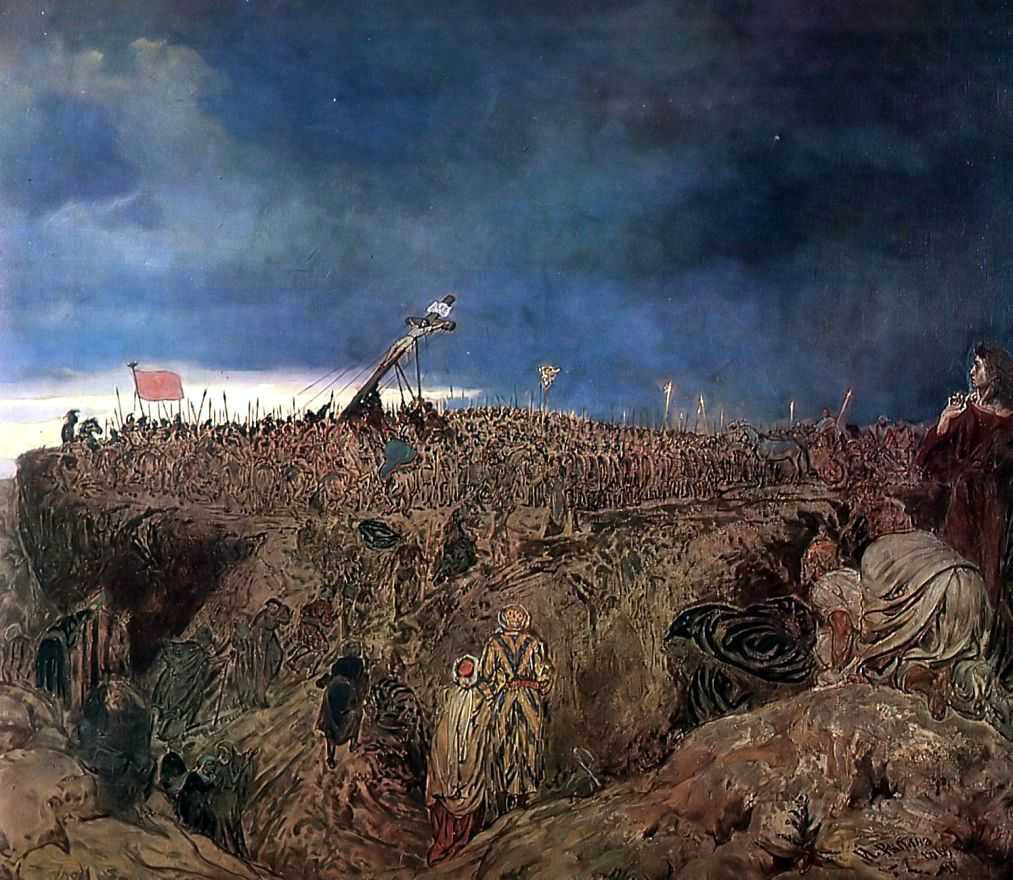 Ilia Efimovich Repin Calvary (crucifixion) (study) - Hand Painted Oil Painting