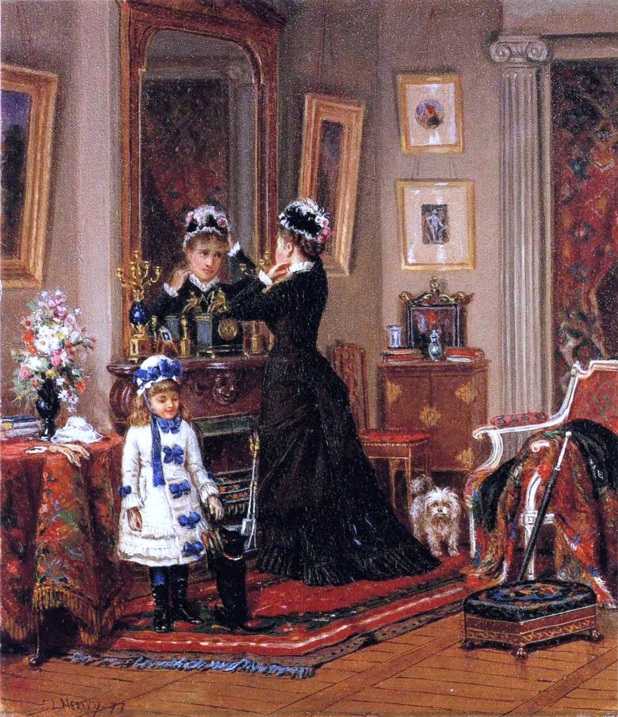 Edward Lamson Henry Can They Go Too? - Hand Painted Oil Painting