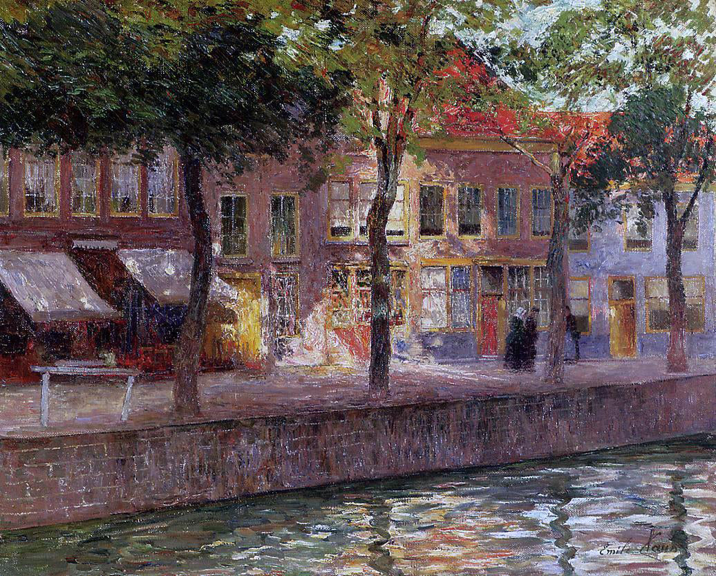 Emile Claus Canal in Zeeland - Hand Painted Oil Painting