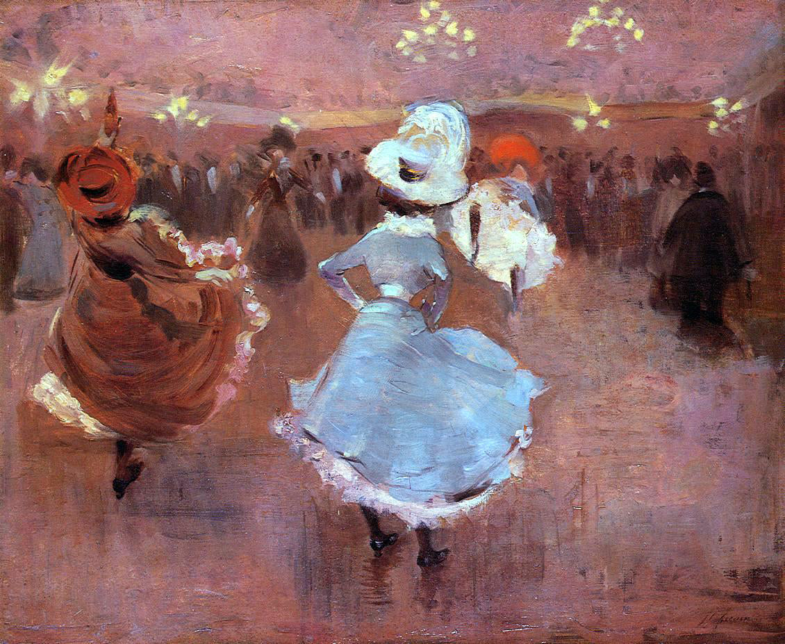 Jean-Louis Forain Can-Can Dancers - Hand Painted Oil Painting