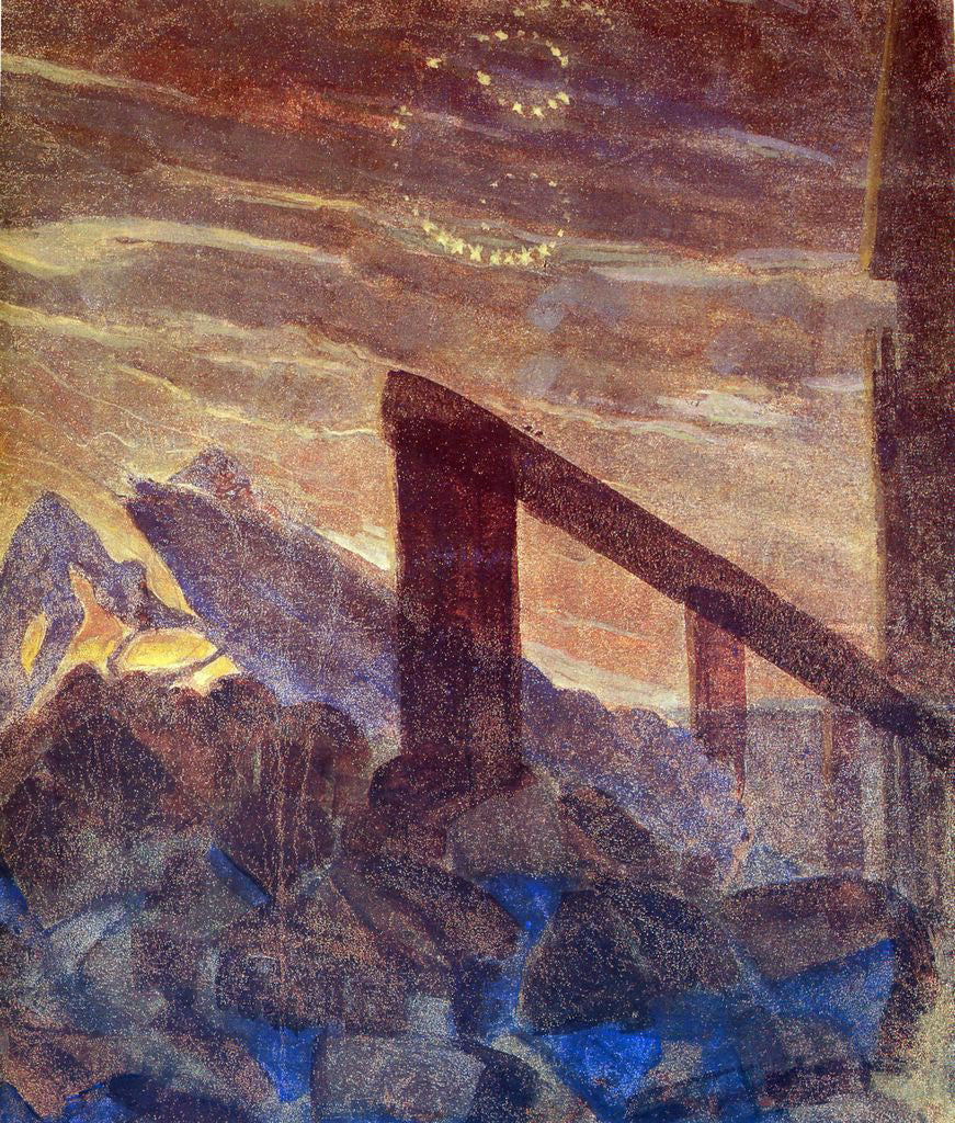 Mikalojus Ciurlionis Cancer - Hand Painted Oil Painting