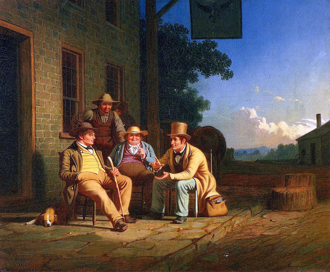 George Caleb Bingham Canvassing for a Vote - Hand Painted Oil Painting
