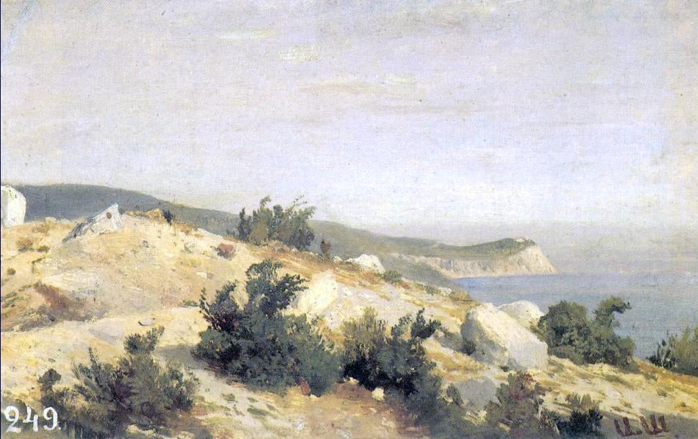 Ivan Ivanovich Shishkin Cape Ay-Todor, Crimea (etude) - Hand Painted Oil Painting