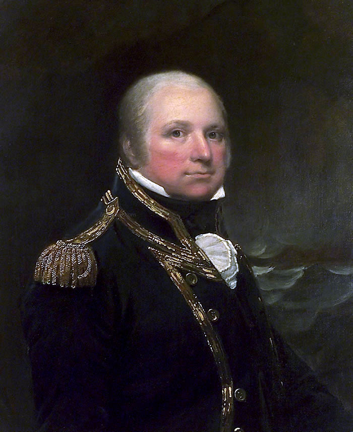  Lemuel Francis Abbott Captain John Cooke, 1763-1805 - Hand Painted Oil Painting