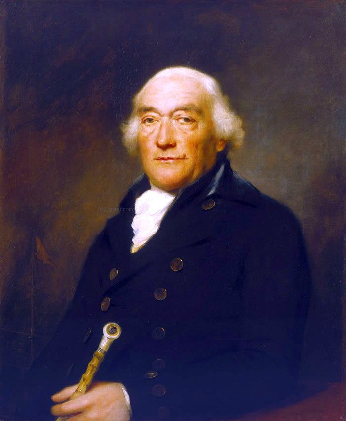 Lemuel Francis Abbott Captain William Locker - Hand Painted Oil Painting