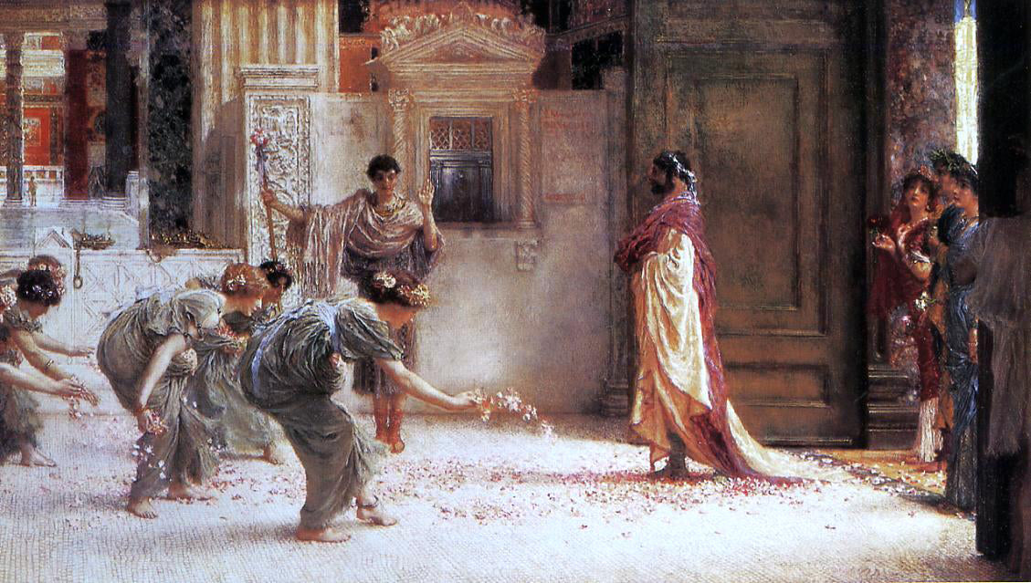 Sir Lawrence Alma-Tadema Caracalla - Hand Painted Oil Painting