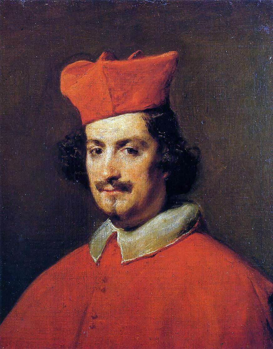 Diego Velazquez Cardinal Camillo Astalli - Hand Painted Oil Painting