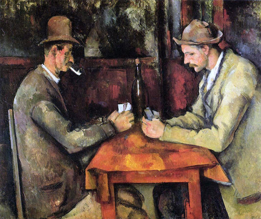  Paul Cezanne Cardplayers - Hand Painted Oil Painting