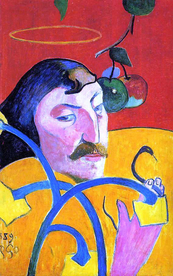 Paul Gauguin Caricature, Self Portrait - Hand Painted Oil Painting