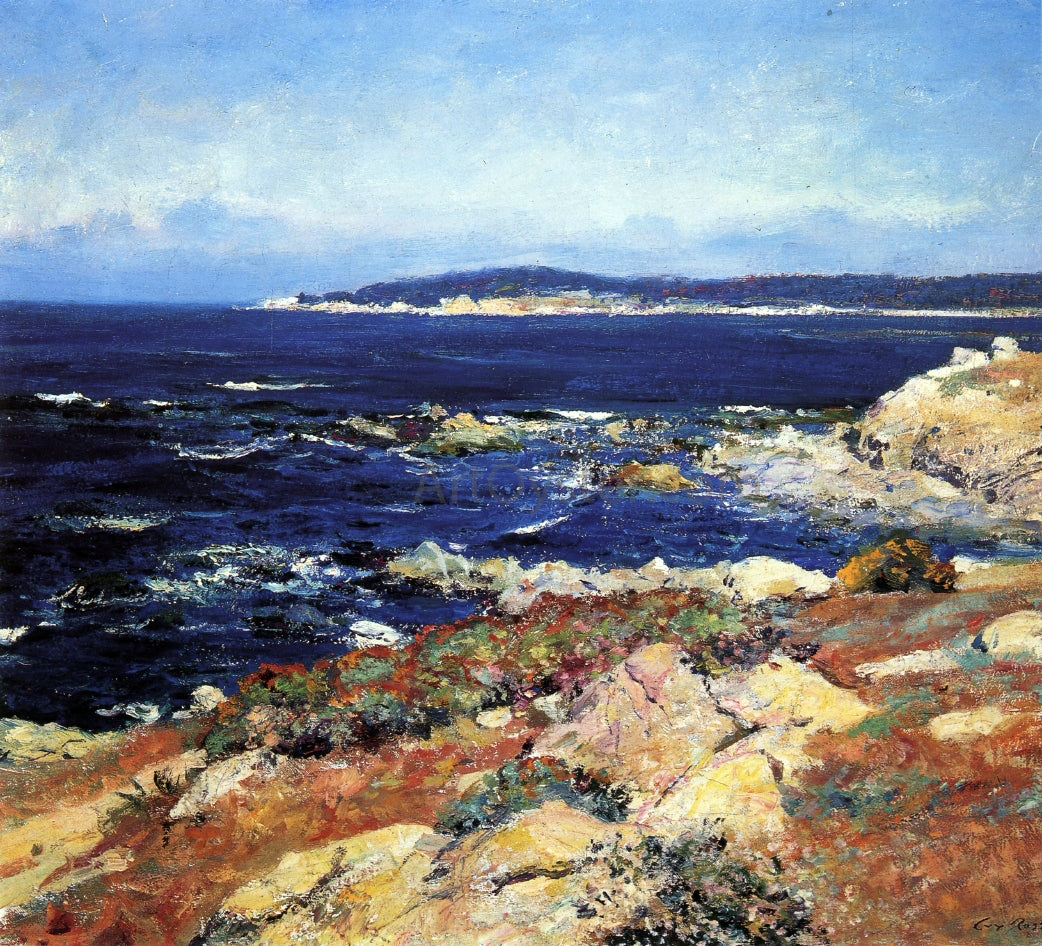 Guy Orlando Rose A Carmel Seascape - Hand Painted Oil Painting