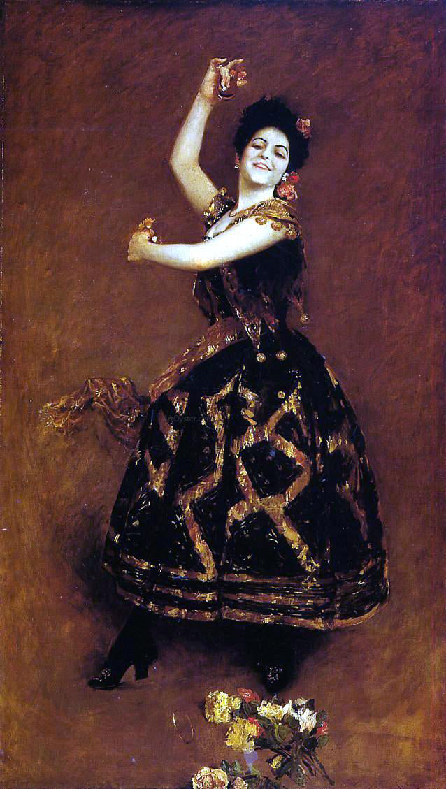 William Merritt Chase Carmencita - Hand Painted Oil Painting