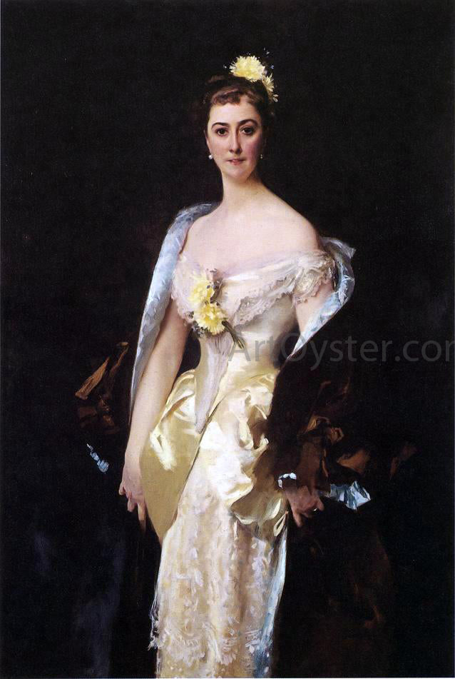John Singer Sargent Caroline de Bassano, Marquise d'Espeuilles - Hand Painted Oil Painting