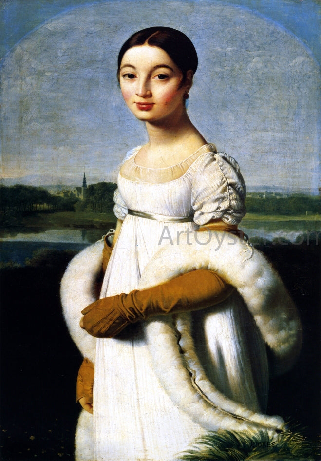 Jean-Auguste-Dominique Ingres Caroline Riviere - Hand Painted Oil Painting