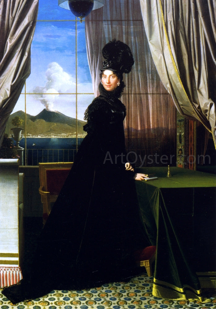  Jean-Auguste-Dominique Ingres Carolline Murat, Queen of Naples - Hand Painted Oil Painting