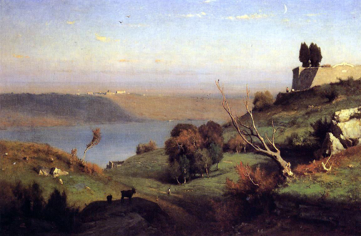 George Inness Castel Gandolfo - Hand Painted Oil Painting