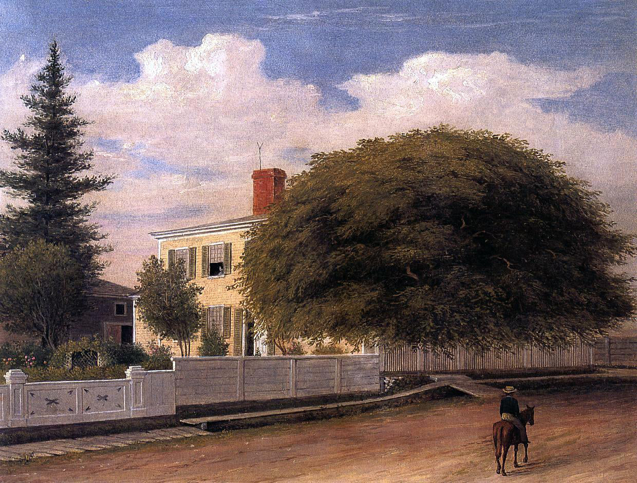 Fitz Hugh Lane Castine Homestead - Hand Painted Oil Painting