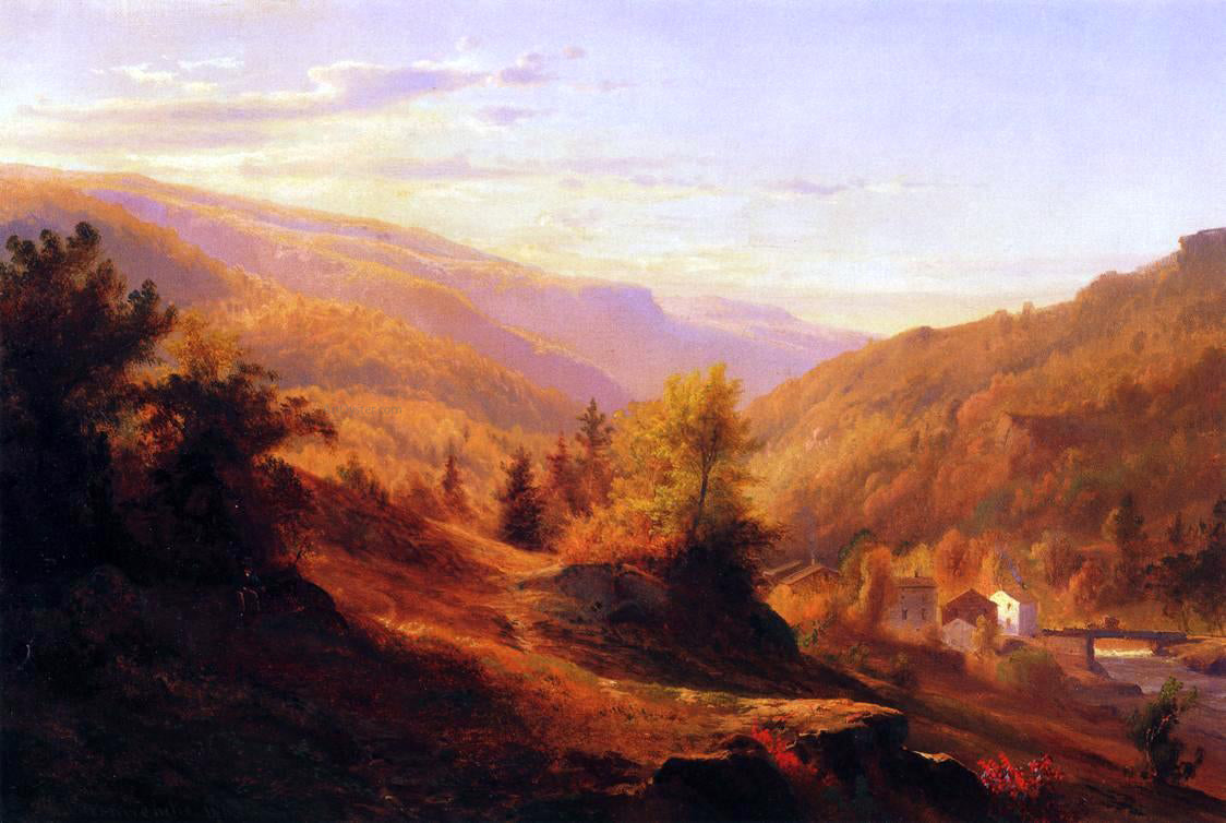 Johann Hermann Carmiencke Catskill Cove - Hand Painted Oil Painting