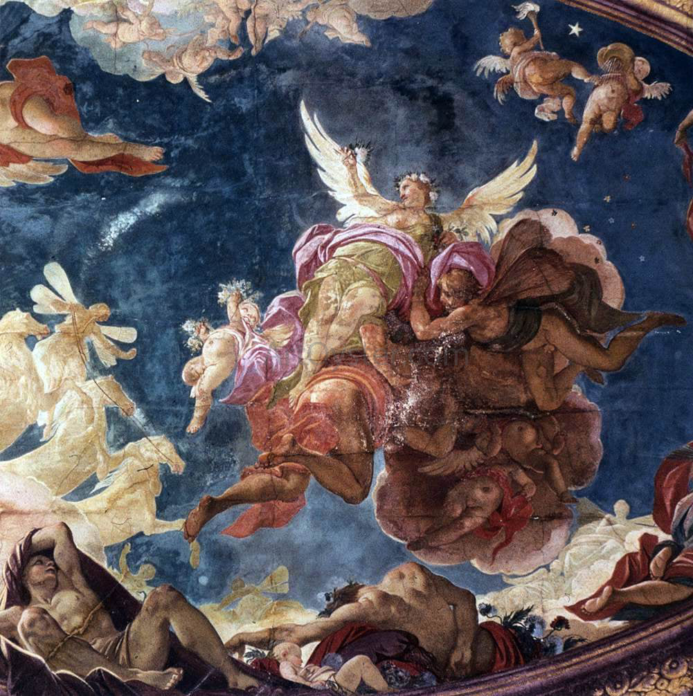 Louis Dorigny Celebration of the Myth of Apollo - Hand Painted Oil Painting