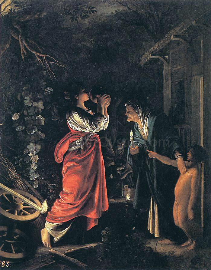 Adam Elsheimer Ceres and Stellio - Hand Painted Oil Painting