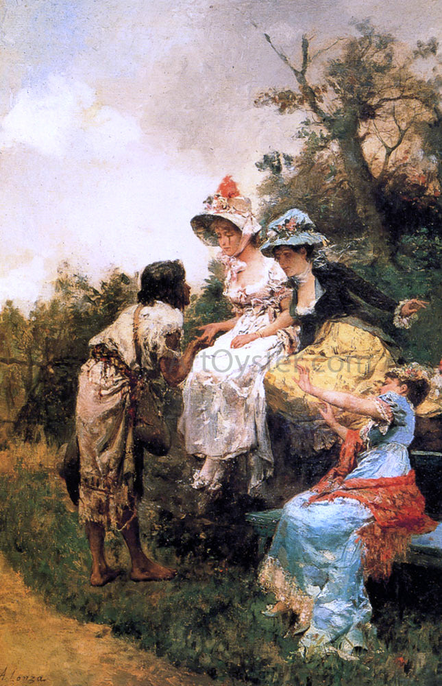 Antonio Lonza Charity - Hand Painted Oil Painting