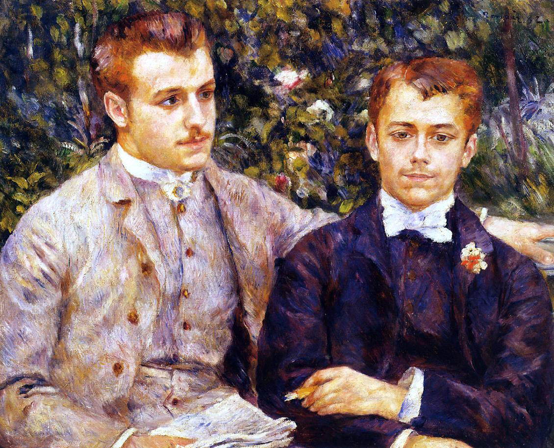  Pierre Auguste Renoir Charles and Georges Durand-Ruel - Hand Painted Oil Painting