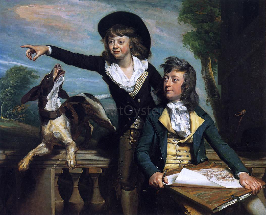 John Singleton Copley Charles Callis Western and His Brother Shirley Western - Hand Painted Oil Painting