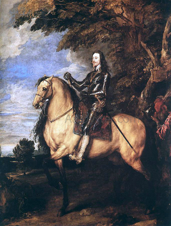Sir Antony Van Dyck Charles I on Horseback - Hand Painted Oil Painting