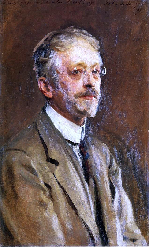 John Singer Sargent Charles Woodbury - Hand Painted Oil Painting