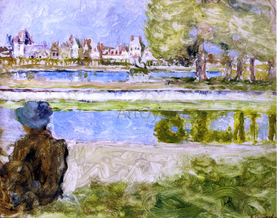 Edouard Vuillard Chateau du Fontainebleau - Hand Painted Oil Painting