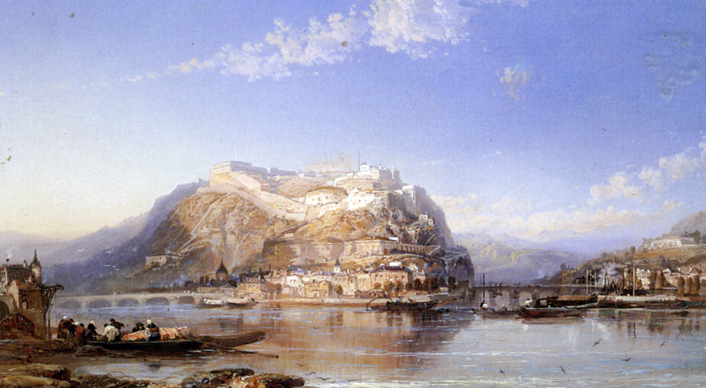 James Webb Chateau Namur Belgium - Hand Painted Oil Painting