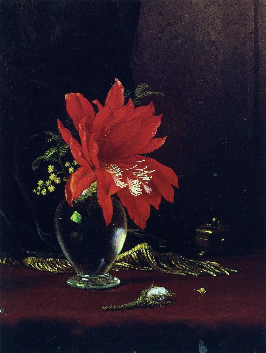 Martin Johnson Heade Chateau of Flower - Hand Painted Oil Painting