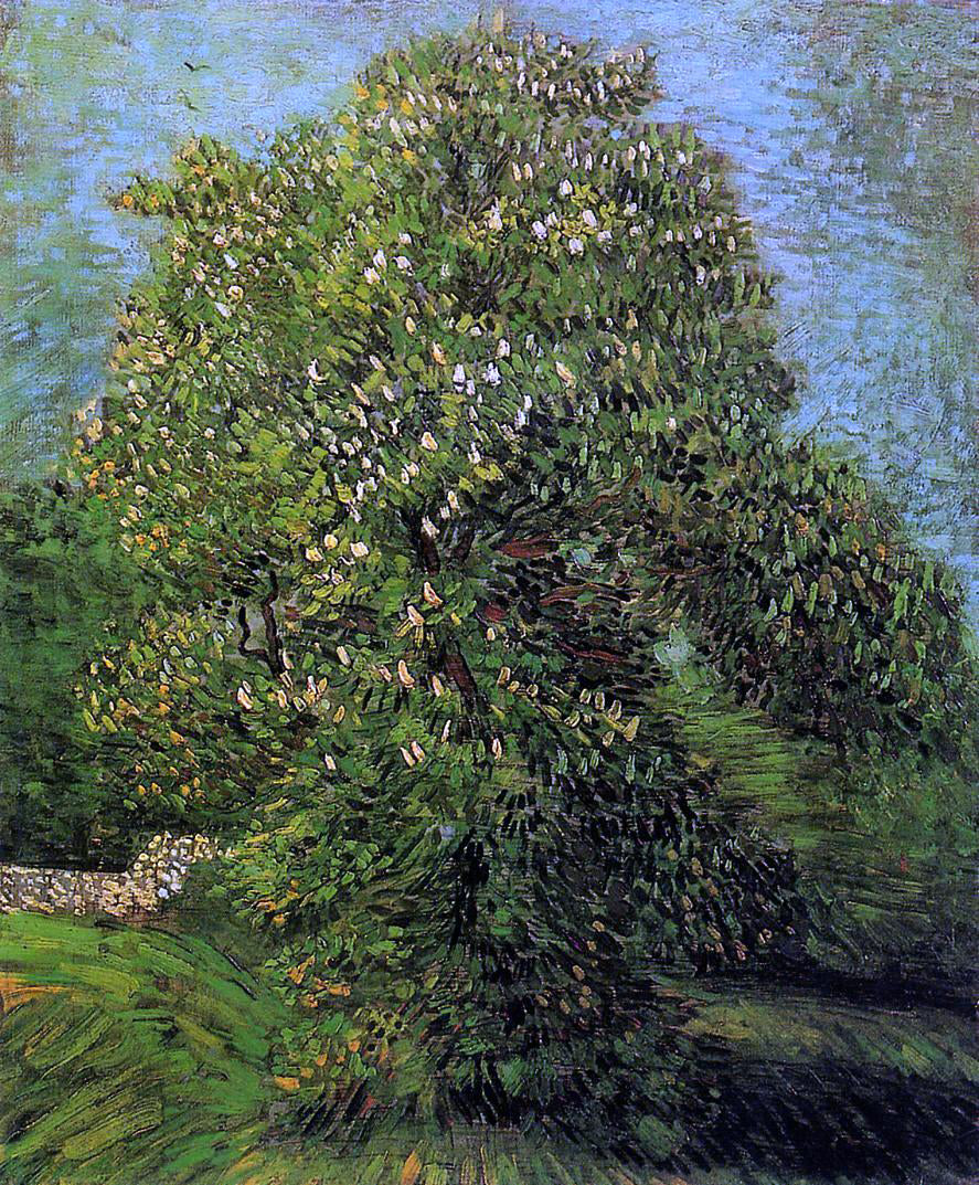  Vincent Van Gogh Chestnut Tree in Bloom - Hand Painted Oil Painting