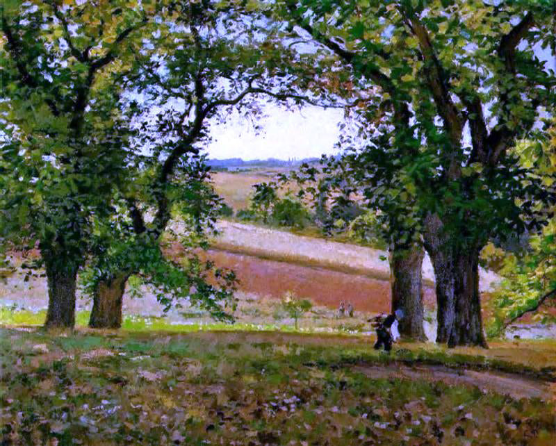 Camille Pissarro Chestnut Trees at Osny - Hand Painted Oil Painting