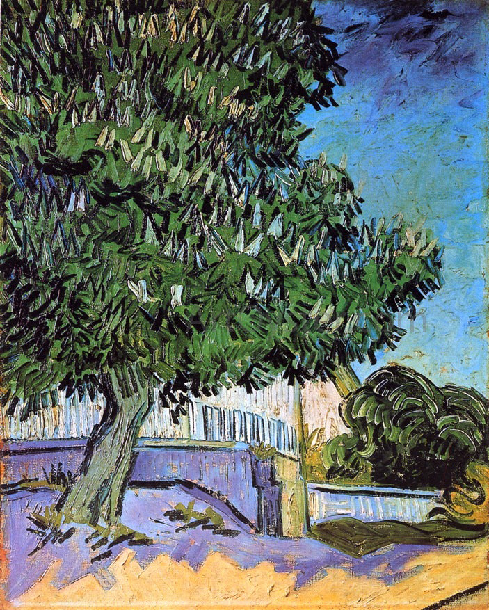 Vincent Van Gogh Chestnut Trees in Bloom - Hand Painted Oil Painting